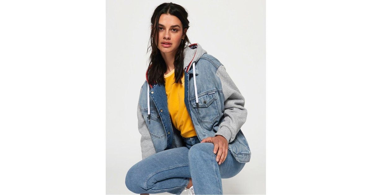 denim sweat jacket