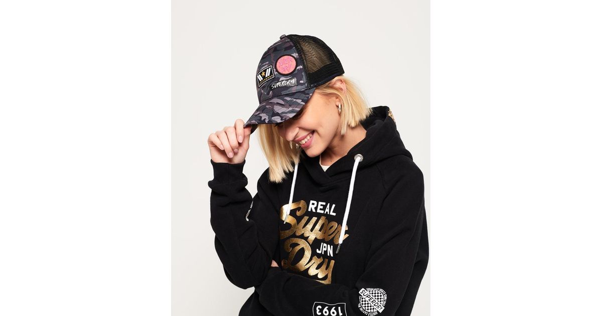 superdry camo cap