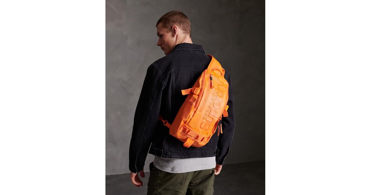 Superdry Hardy Sling Bag in Orange for Men | Lyst