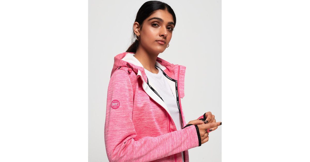 Superdry Prism Hooded Sd-windtrekker Jacket Pink | Lyst