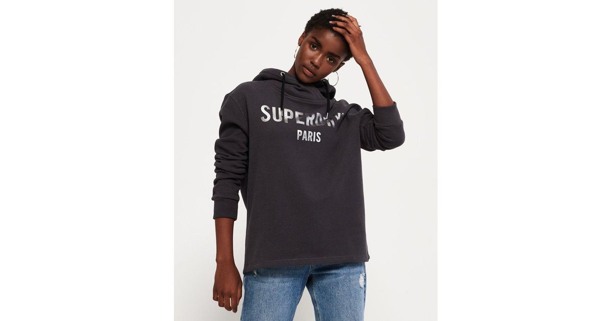 superdry rock bling hoodie