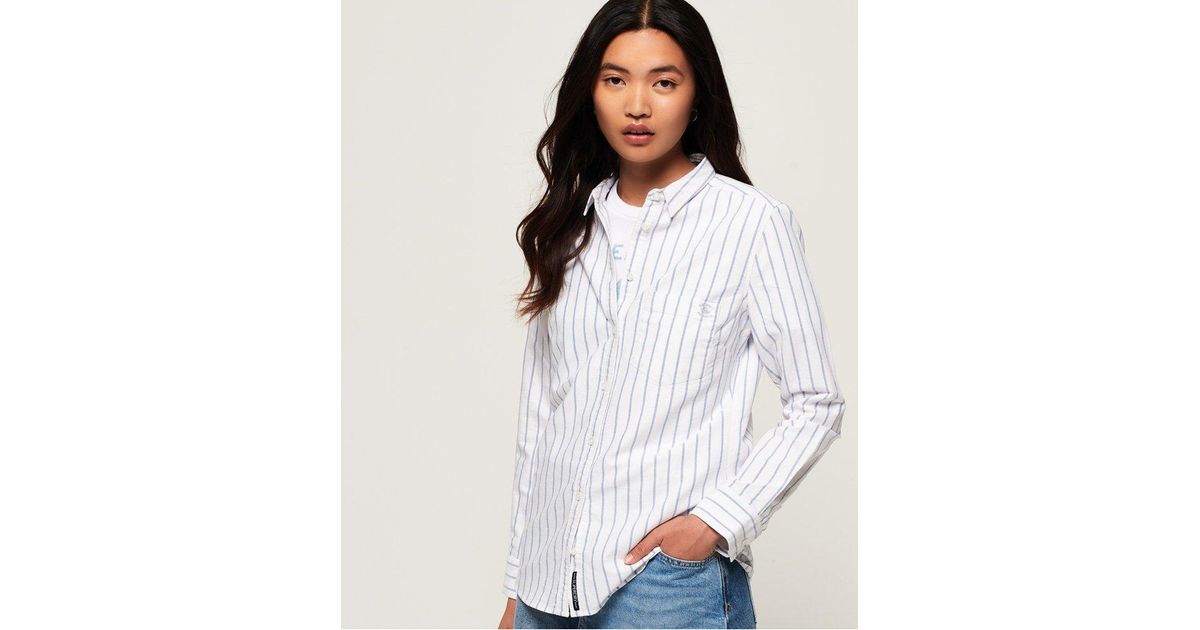 superdry oxford shirt womens