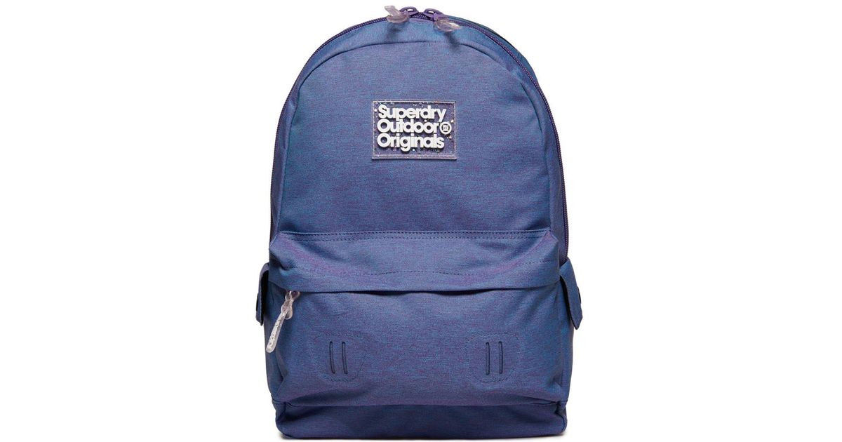 superdry backpack blue