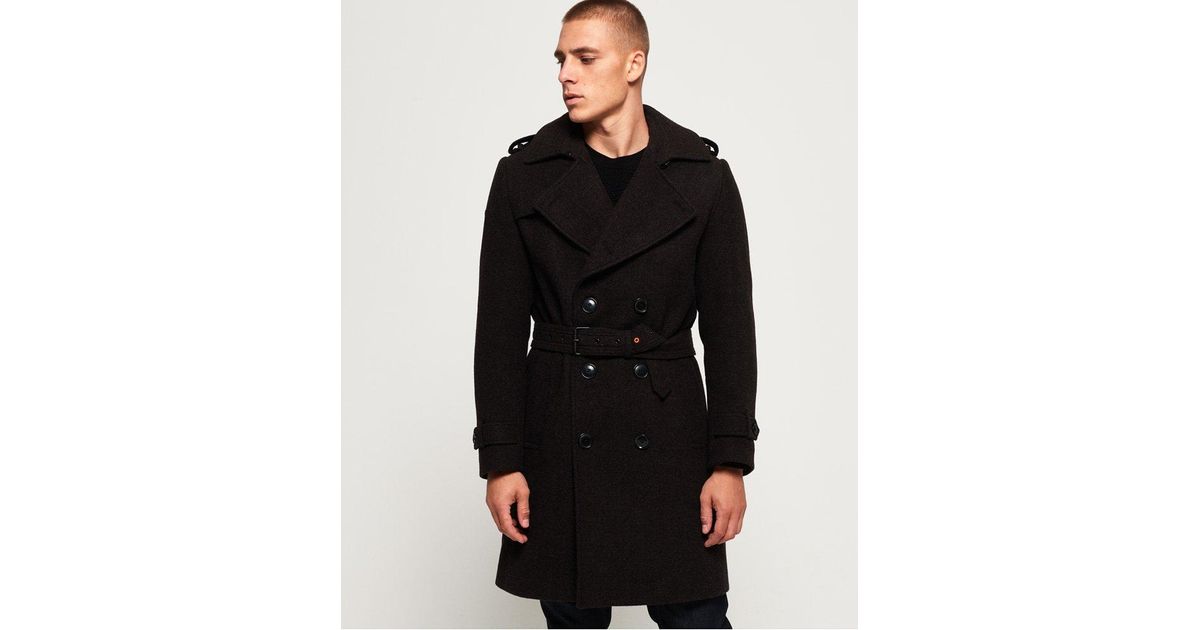 Superdry Double Breasted Coat Top 