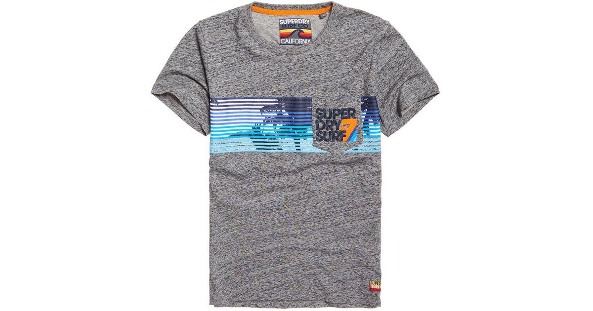 Superdry No 7 Surf Pocket T-shirt in Light Grey (Gray) for Men - Lyst