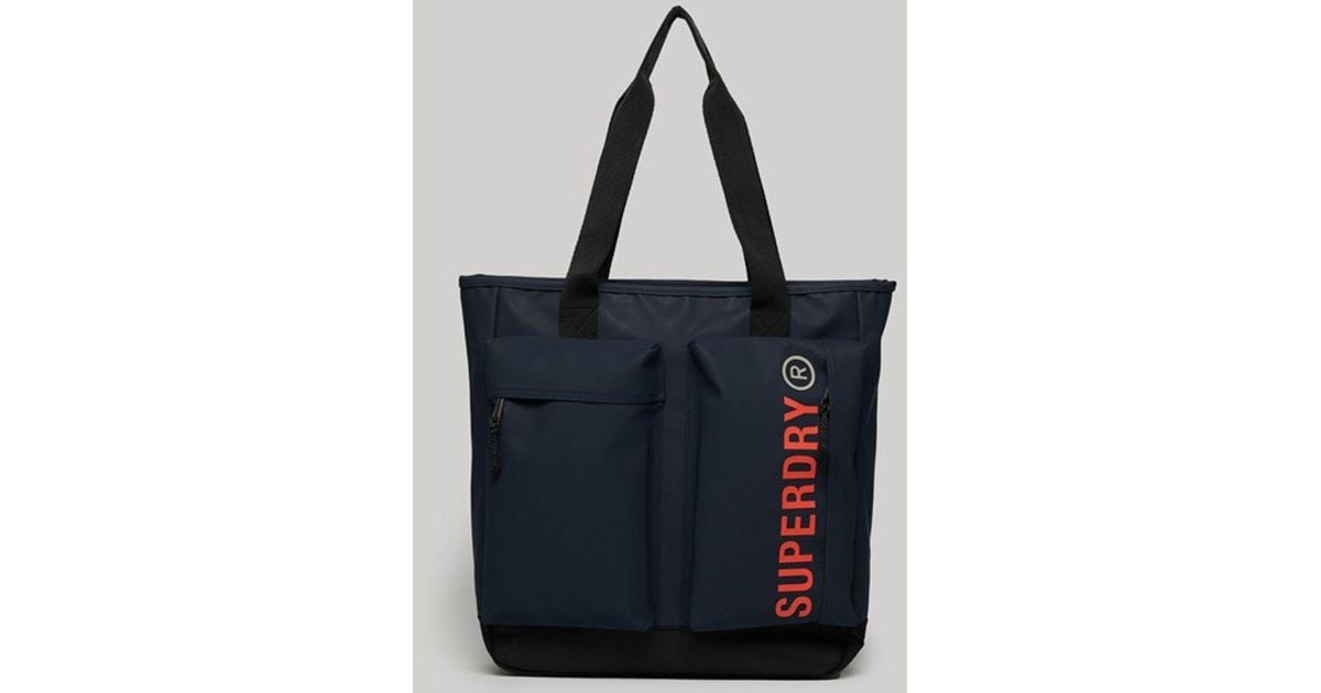 Superdry Commuter Tarp Tote Bag in Blue Lyst UK