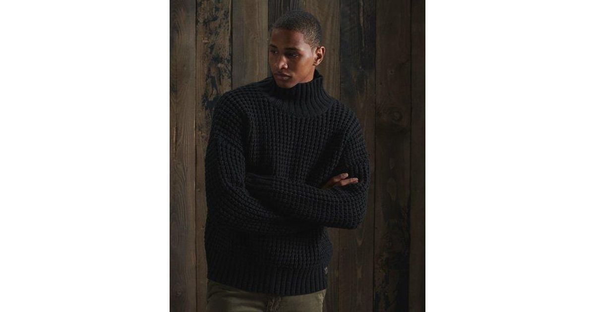 superdry peterson roll neck jumper