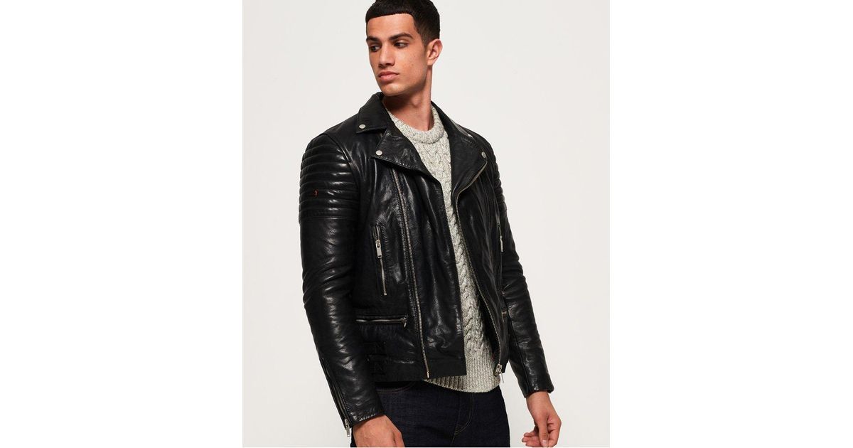 premium classic leather jacket