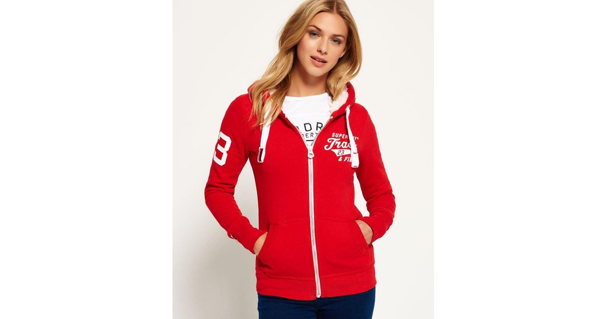 superdry borg hoodie