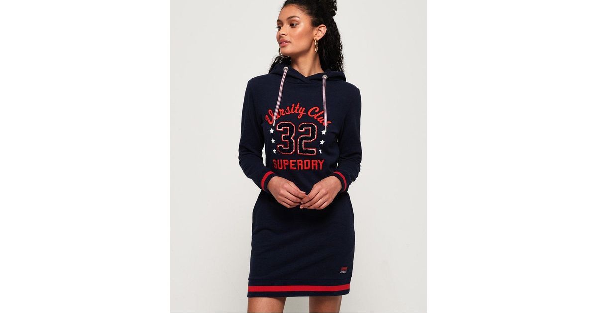 superdry tokyo hooded sweat dress