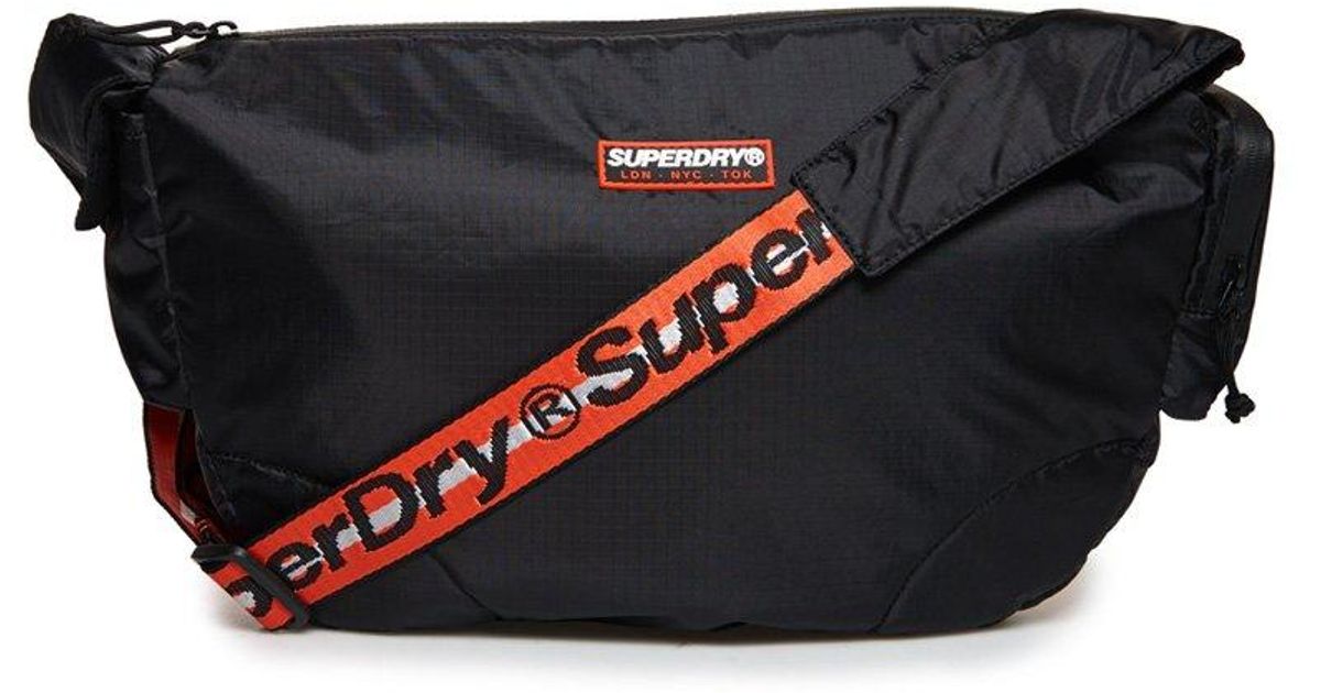 superdry side messenger bag