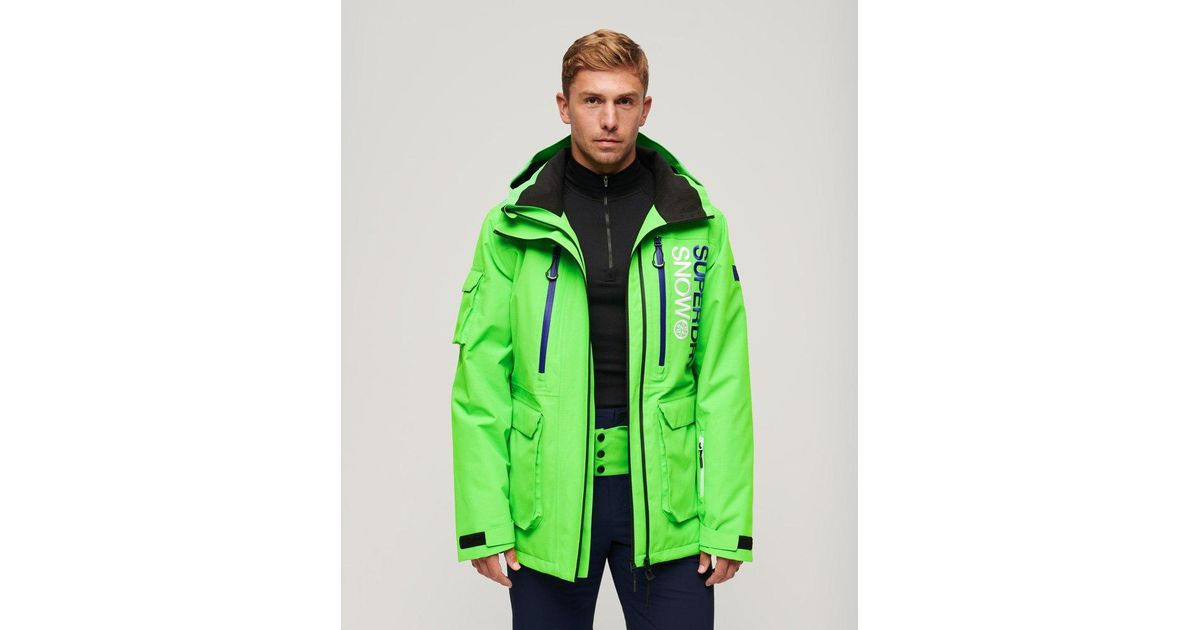 Superdry Sport Ski Ultimate Rescue Jacket in Green for Men | Lyst