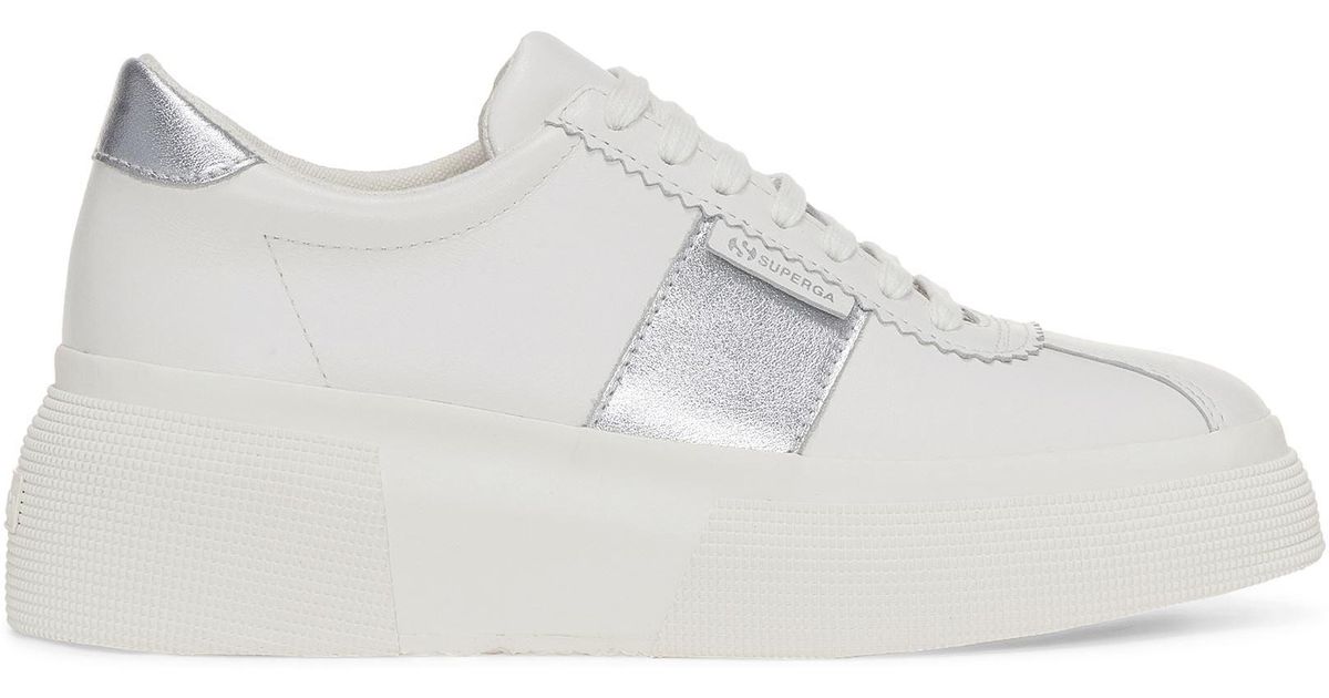 Superga 2287 Bubble – Scarpe Da Ginnastica Basse Donna In Tela Con Zeppa Oversize E Suola In Gomma Vulcanizzata