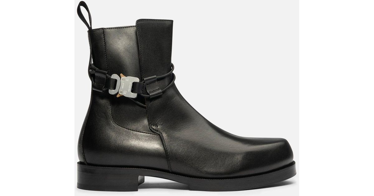 1017 ALYX 9SM Low Buckle Boot With Leather Sole in Black for Men | Lyst UK