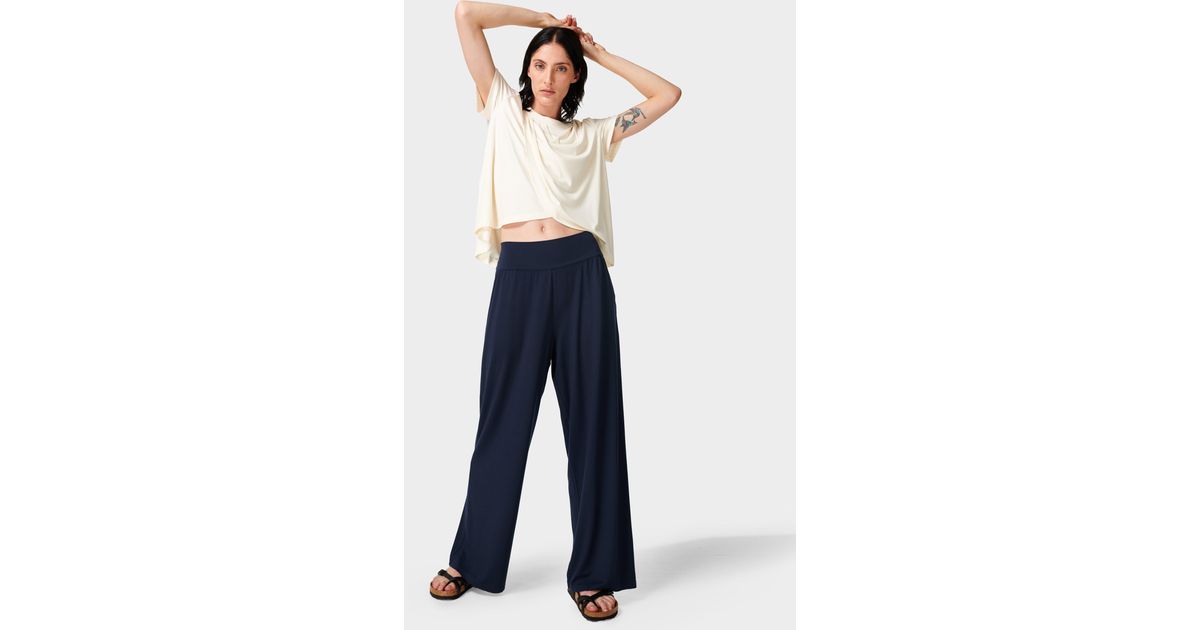 modal wide leg pants
