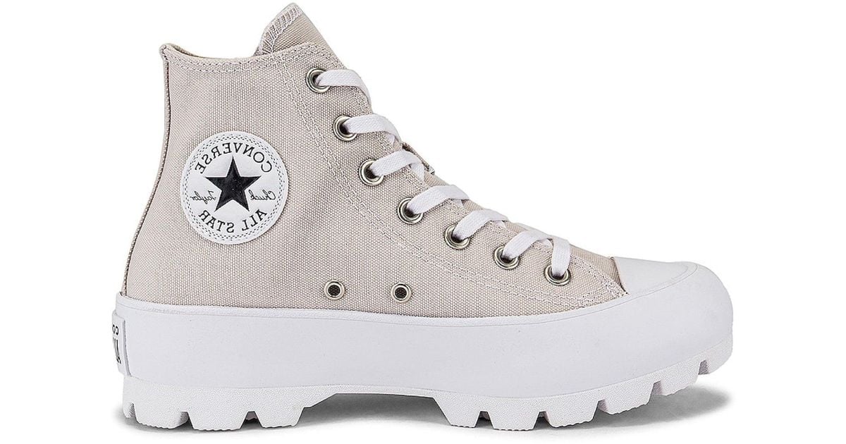 Converse W Chuck Taylor All Star Lugged 'desert Sand' in Gray Lyst