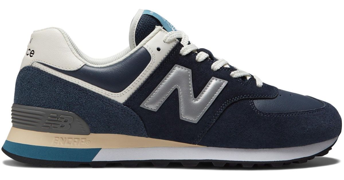 New Balance 574 'navy Sea Salt' in Blue for Men Lyst