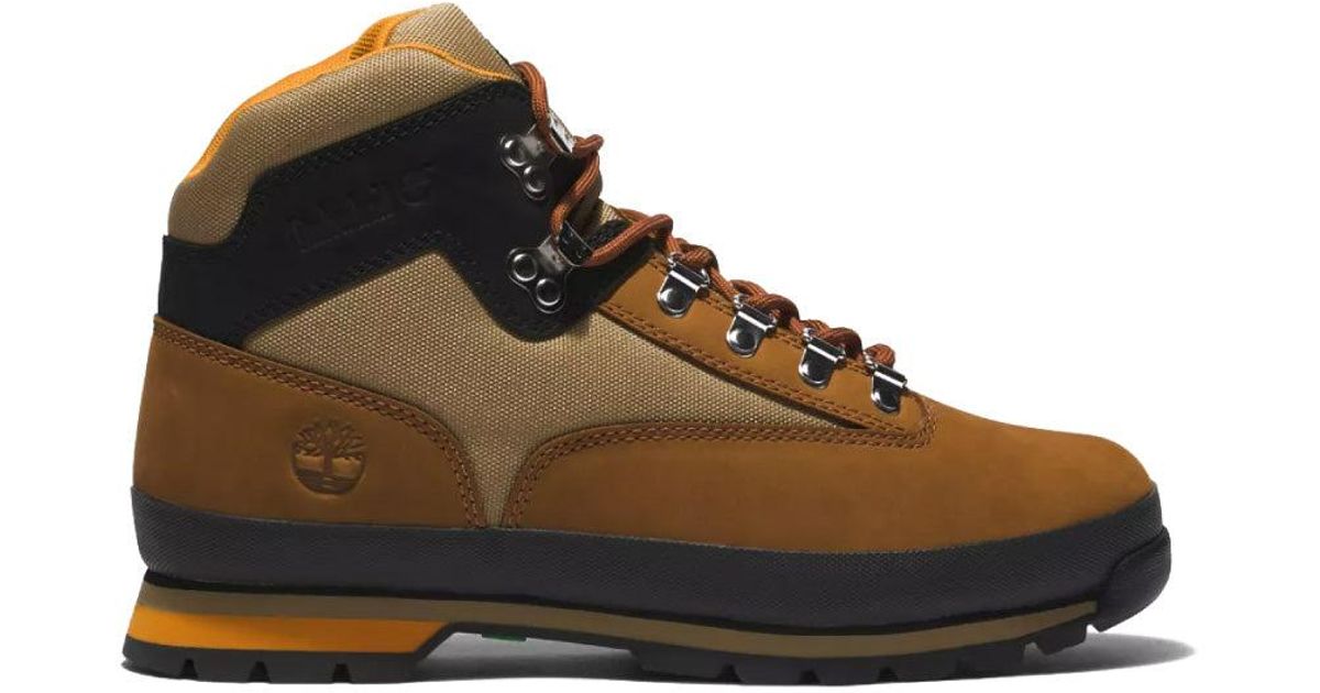Timberland Euro Hiker Boots 'medium Brown Nubuck' for Men | Lyst