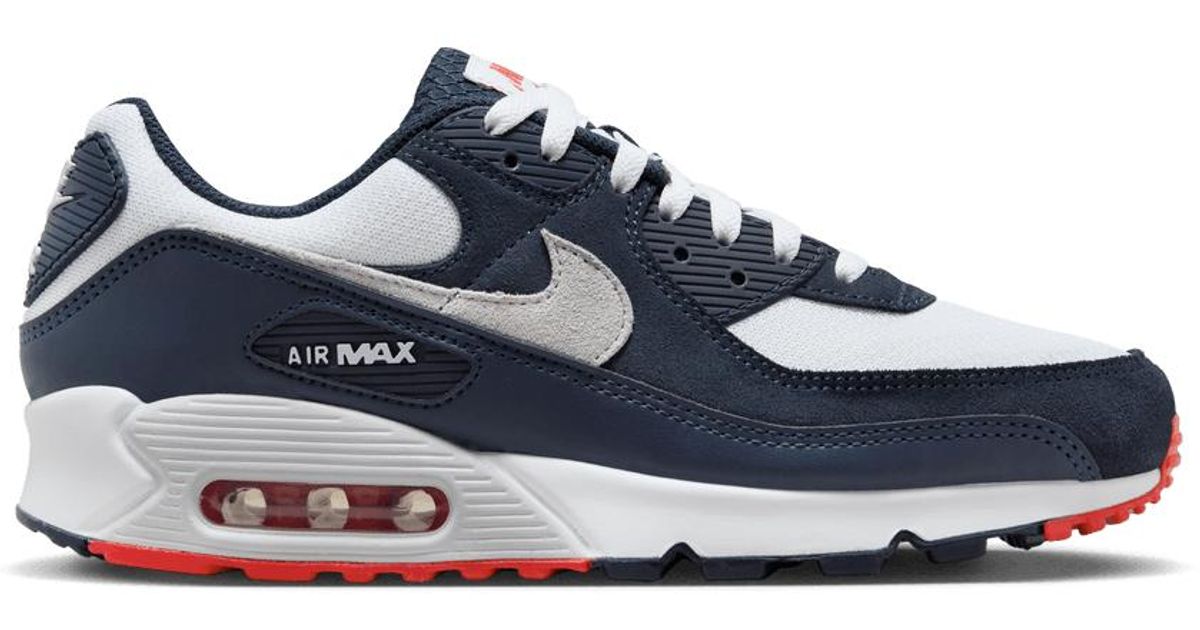 Nike Air Max 90 'obsidian Pure Platinum' in Blue for Men | Lyst