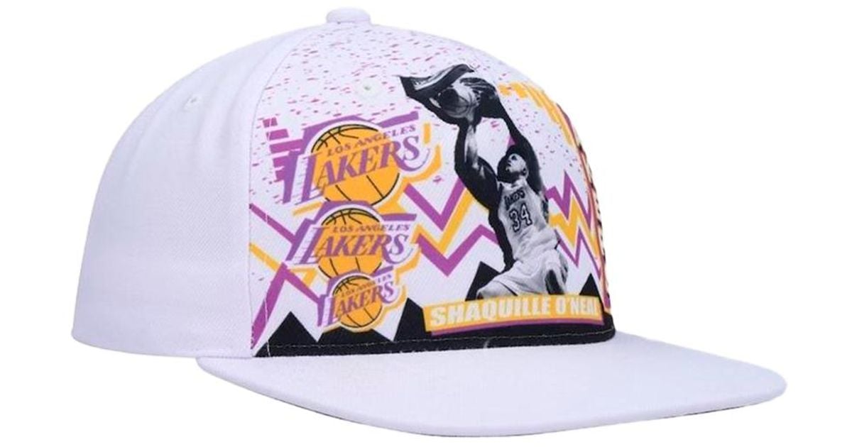 Shop Mitchell & Ness Los Angeles Lakers Reload 2.0 Snapback Hat
