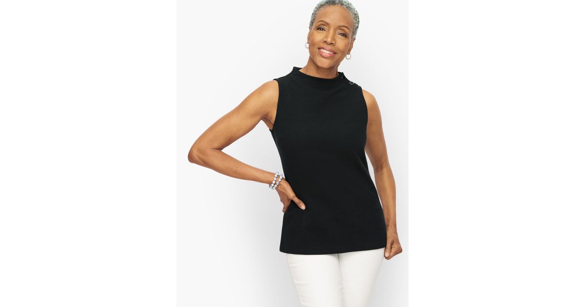 Talbots sleeveless shop turtleneck
