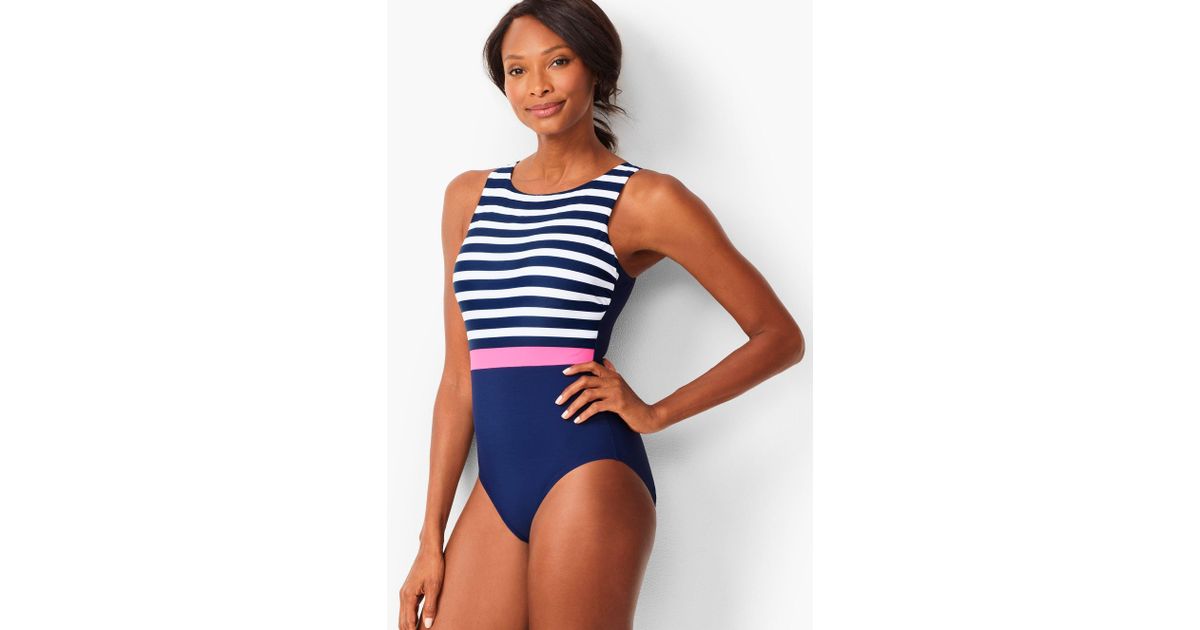 talbots one piece swimsuits