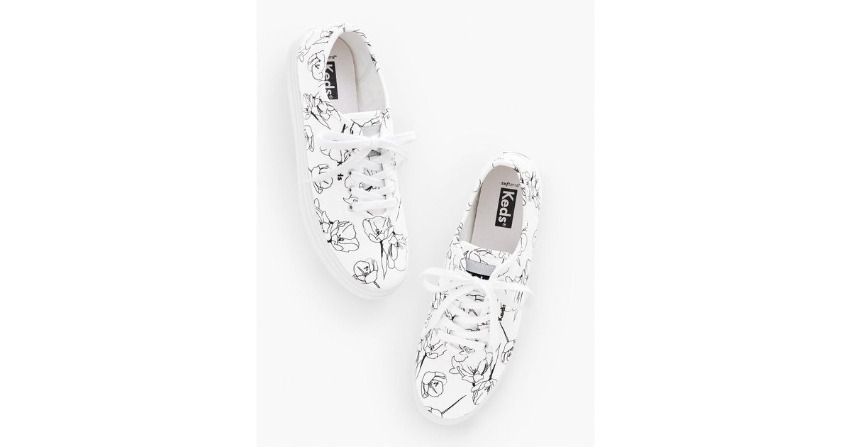 Keds ® Breezie Canvas Sneakers in White | Lyst
