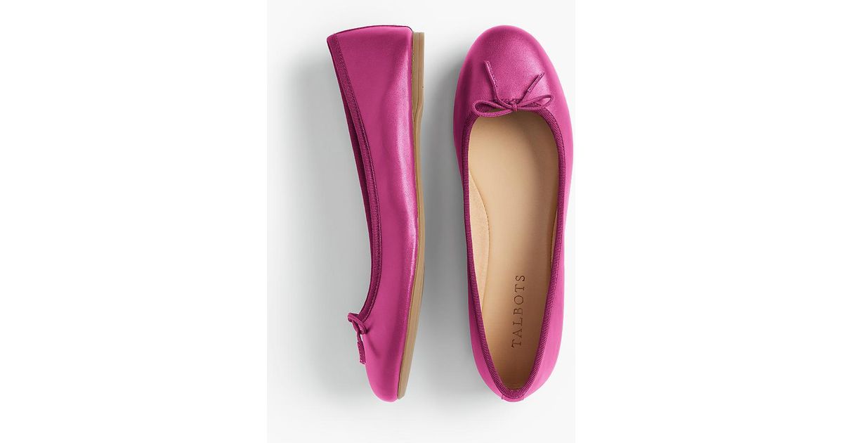 talbots ballet flats