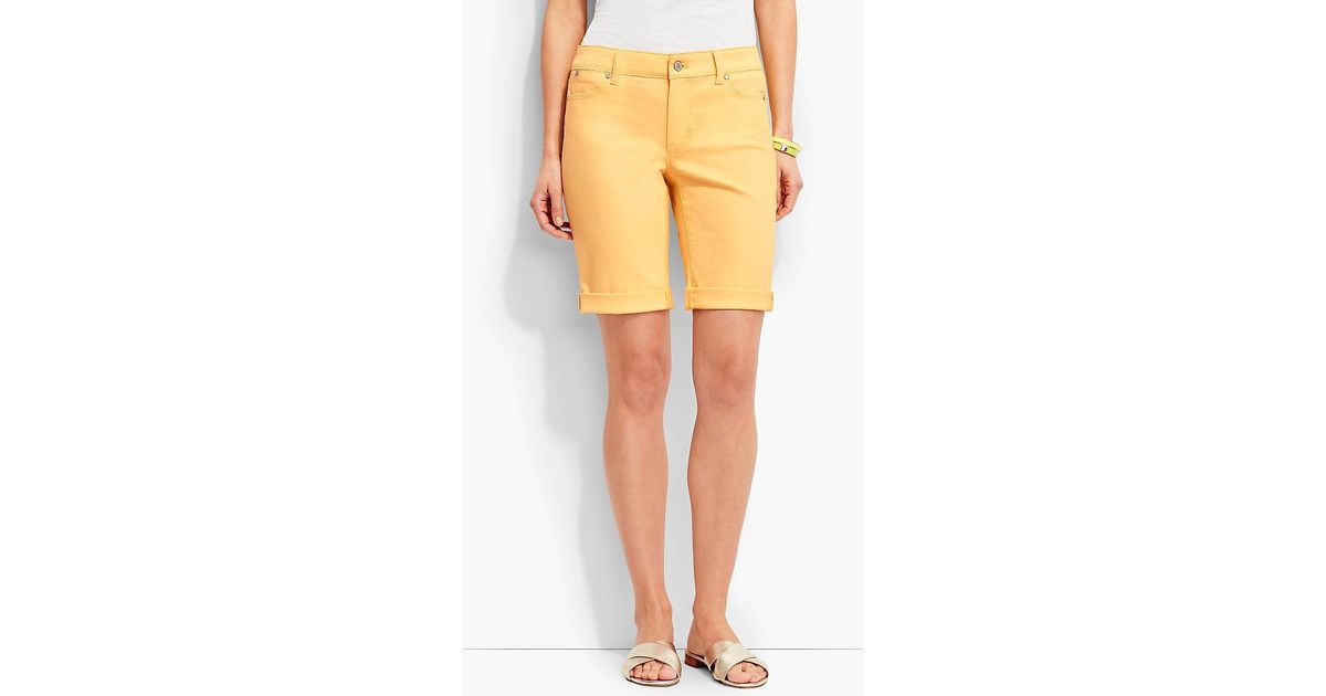 talbots boyfriend shorts
