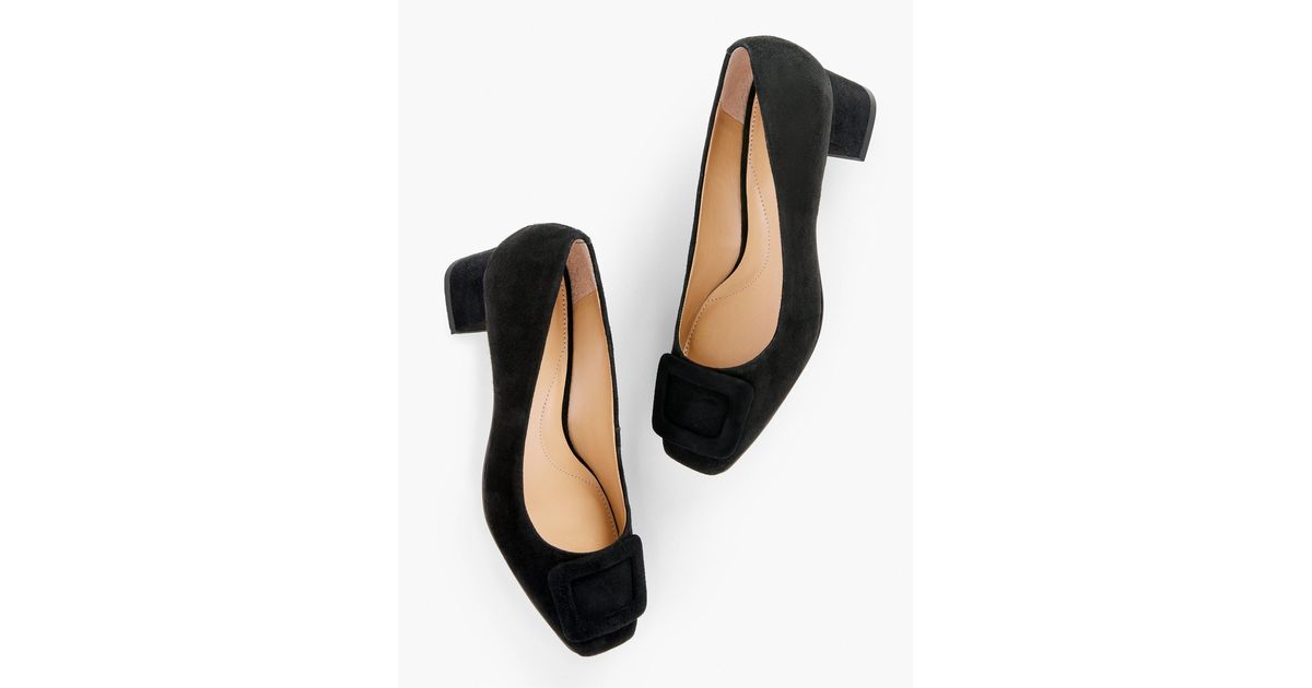 Escarpins Talbots En Cuir Marron - Talon Bloc Confortable - Pointure 8M, Idéal Pour Porter Toute La Journée