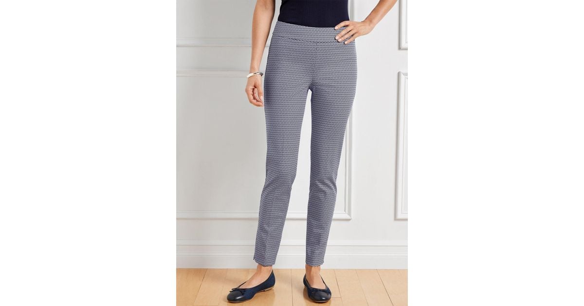 Talbots Chatham Ankle Pants in Blue