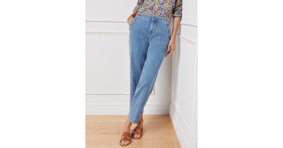 Talbots Sailor Jeans in Blue Lyst