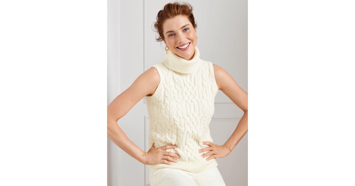 Talbots sleeveless outlet turtleneck