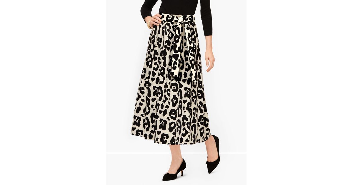 leopard skirt tie
