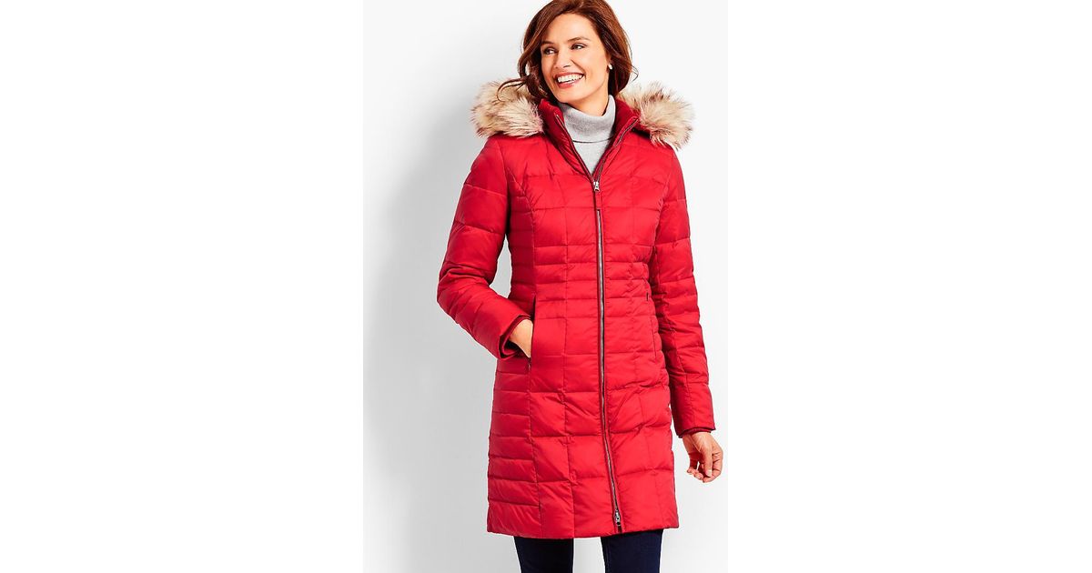 talbots down jacket