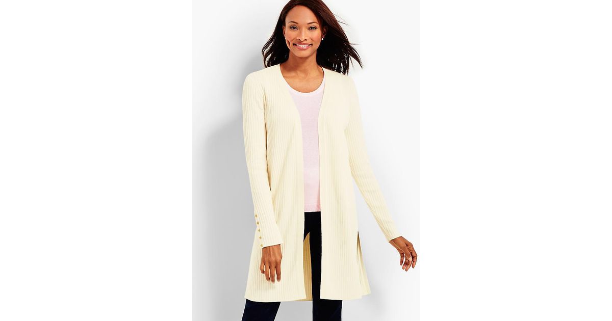 ivory duster cardigan