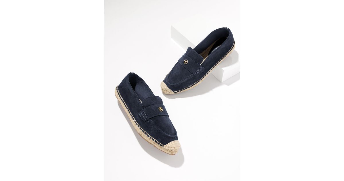 Talbots Smashing6 Talbots Isla Suede Espadrille Loafers in Blue | Lyst UK