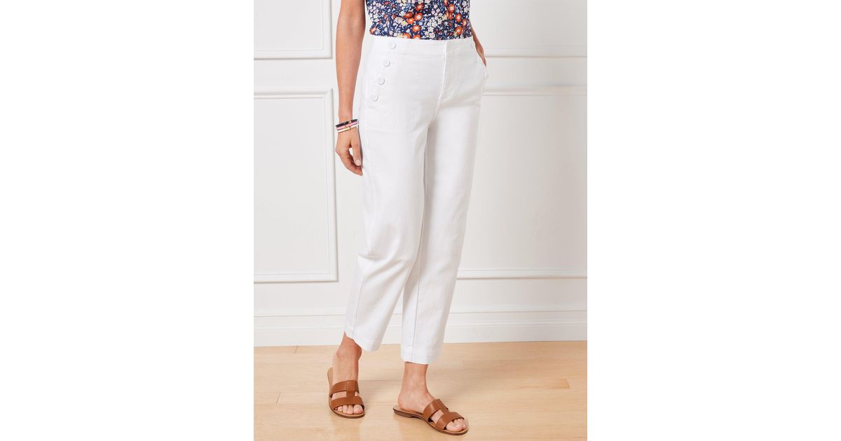 Talbots Sailor Jeans in White Lyst
