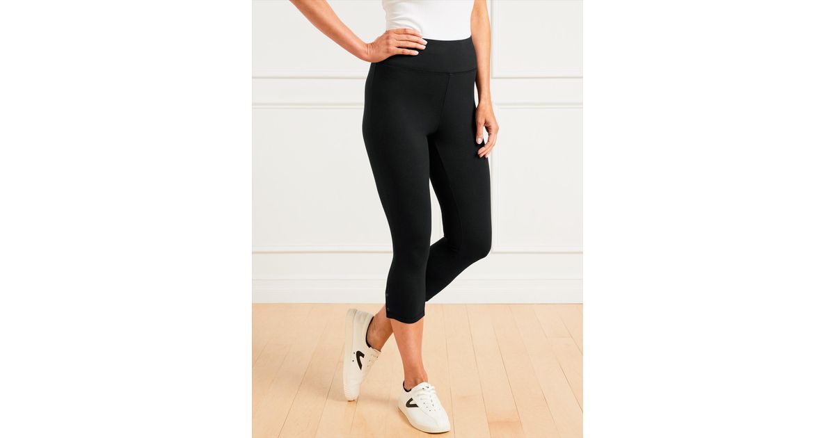 Talbots Everyday Stretch Pedal Pusher Pants in Black