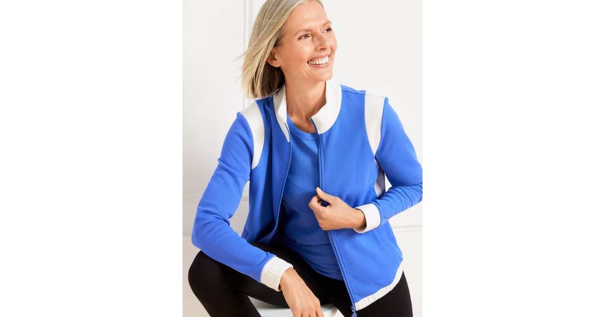 Talbots pique jacket sale