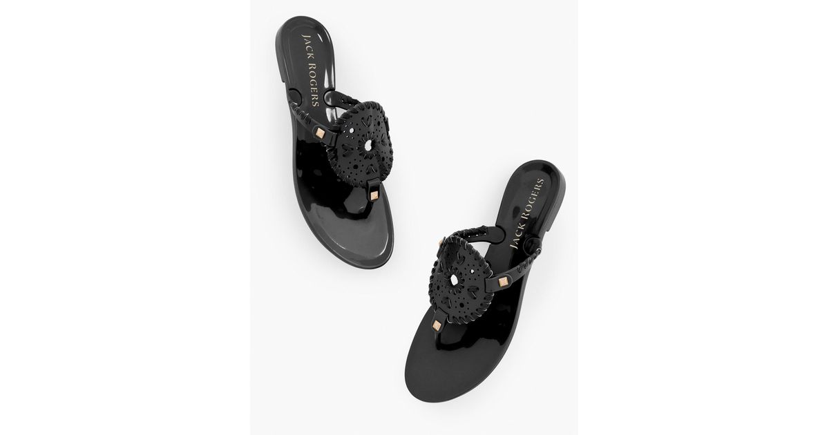 Talbots Jack Rogers® Jelly Sandals in Black Lyst