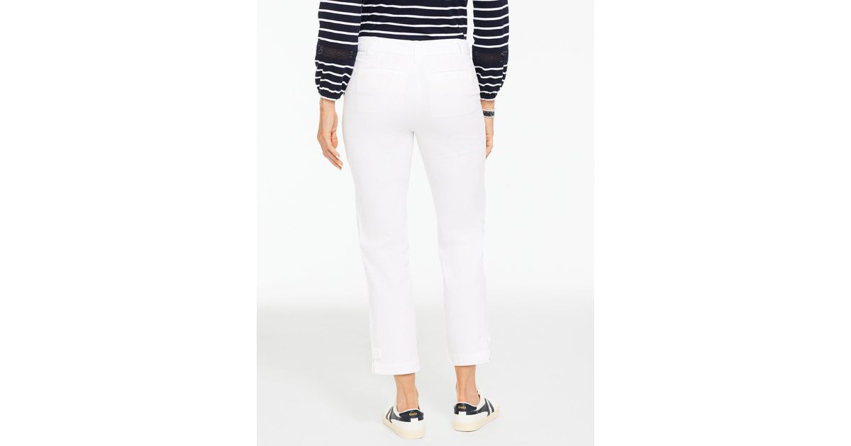 Talbots Pro Talbots Heritage Twill Perfect Crops Pants in Black | Lyst