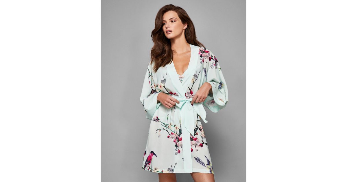 Ted Baker Flight Of The Orient Kimono Robe | Lyst UK