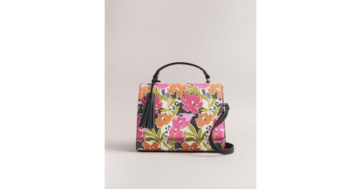 Ted Baker Magnolia Print Crossbody Bag in Pink Lyst