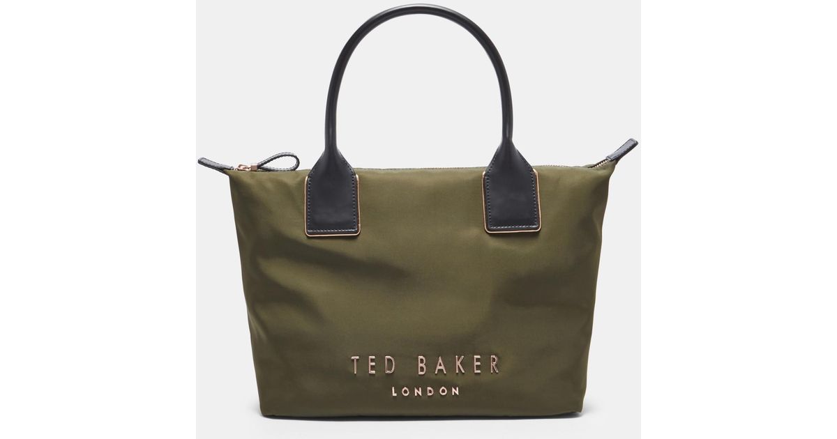 small nylon tote bag