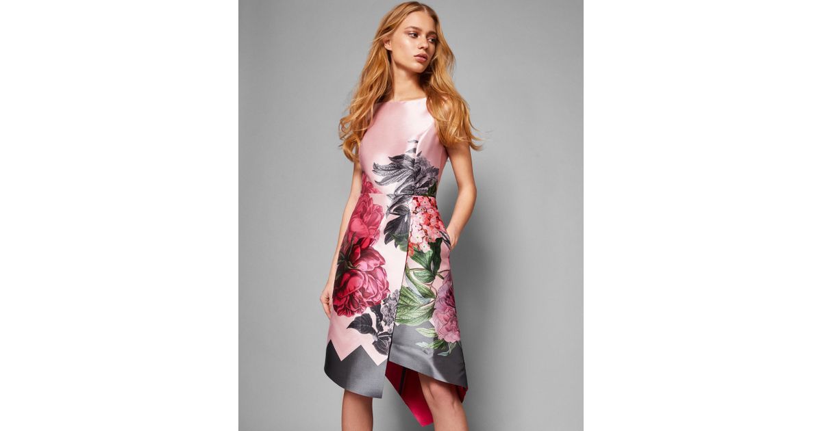 ted baker asymmetric dress