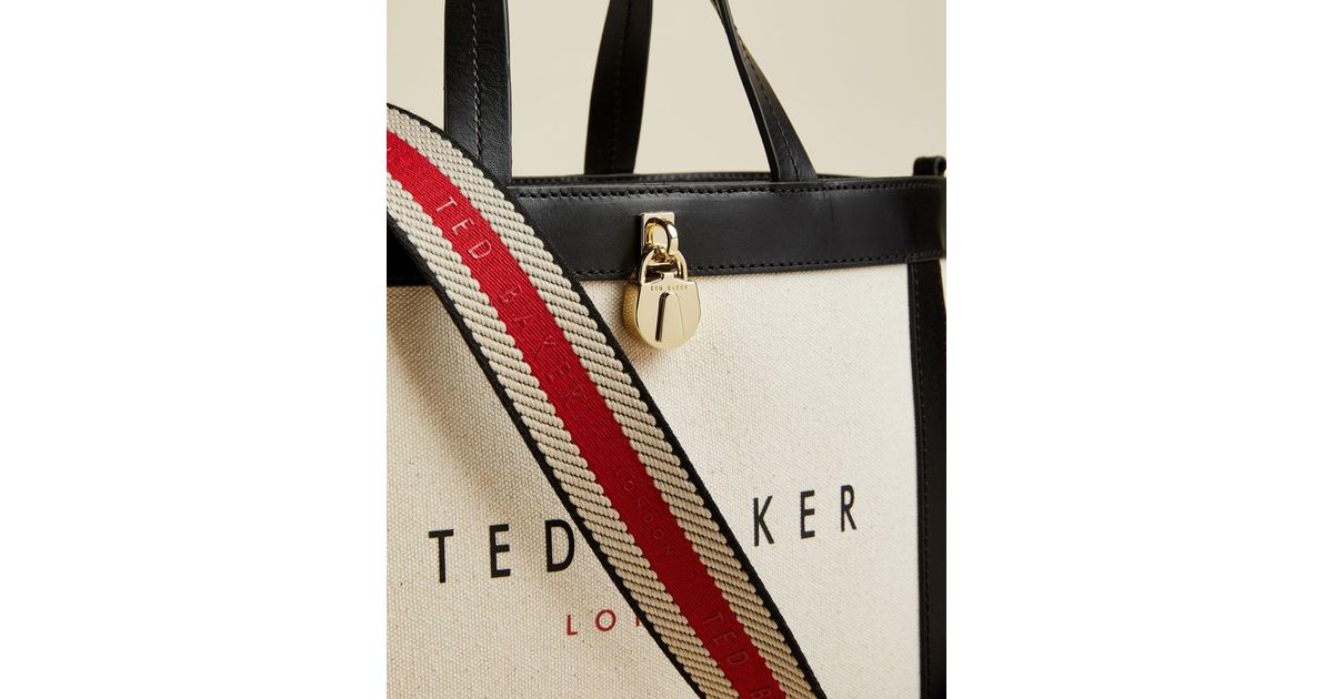 ted baker canvas tote bag