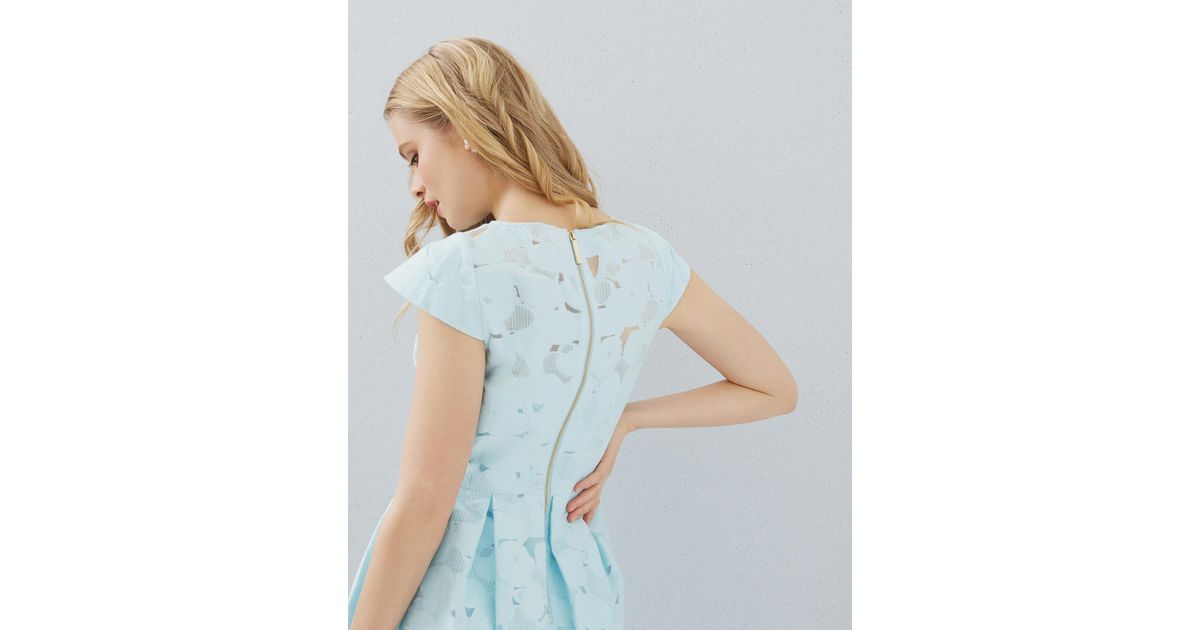 ted baker baby blue dress
