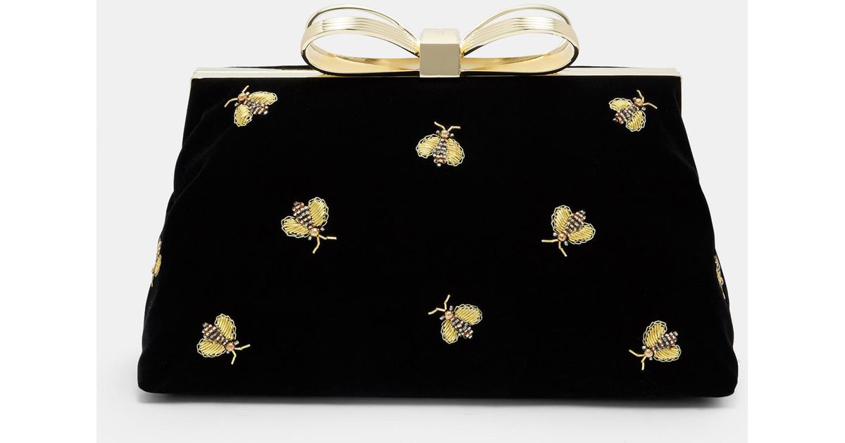 ted baker bee clutch bag