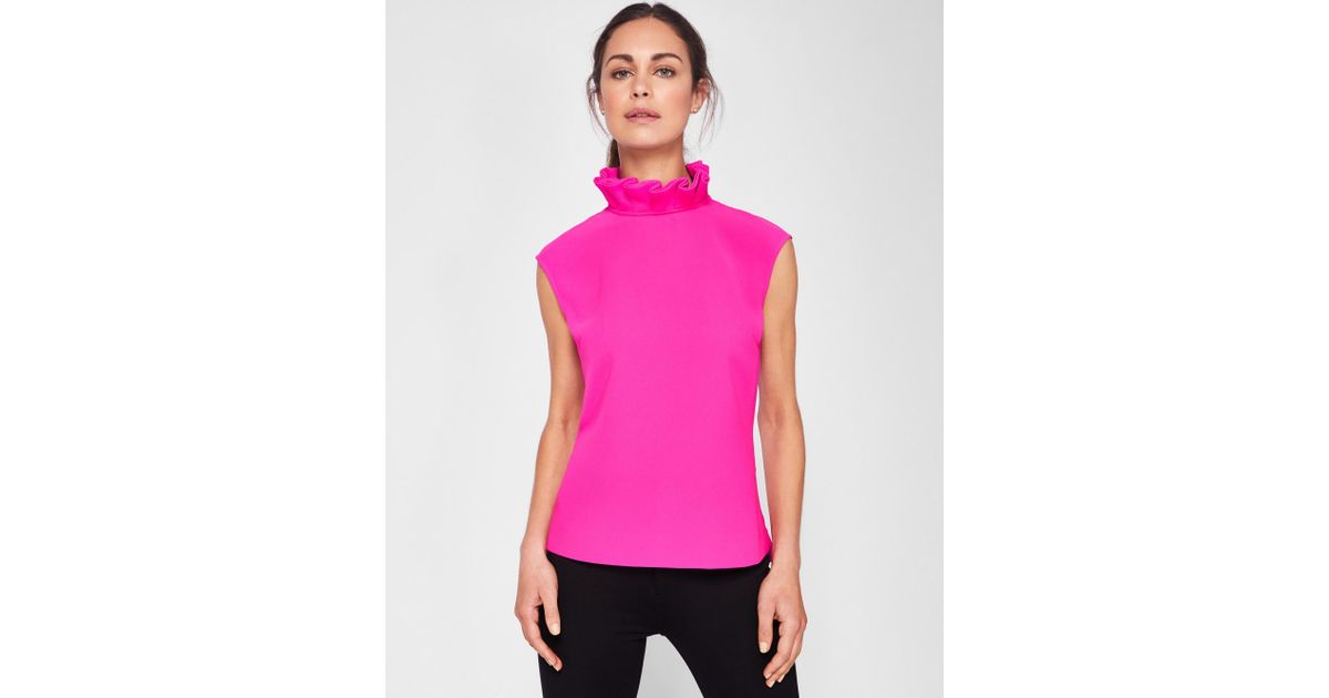 ted baker ruffle top